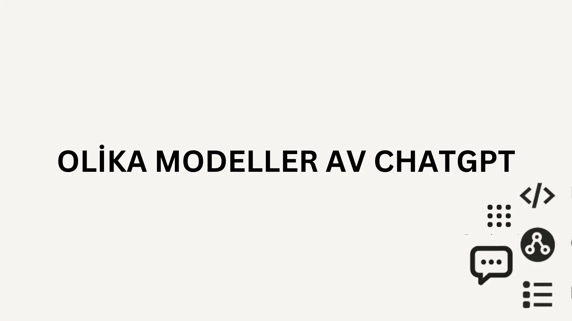 Du visar för närvarande Olika modeller av ChatGPT